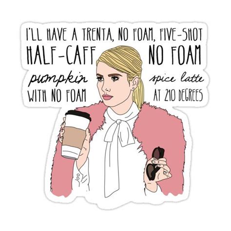 chanel oberlin pumpkin spice latte|scream queens quotes tumblr.